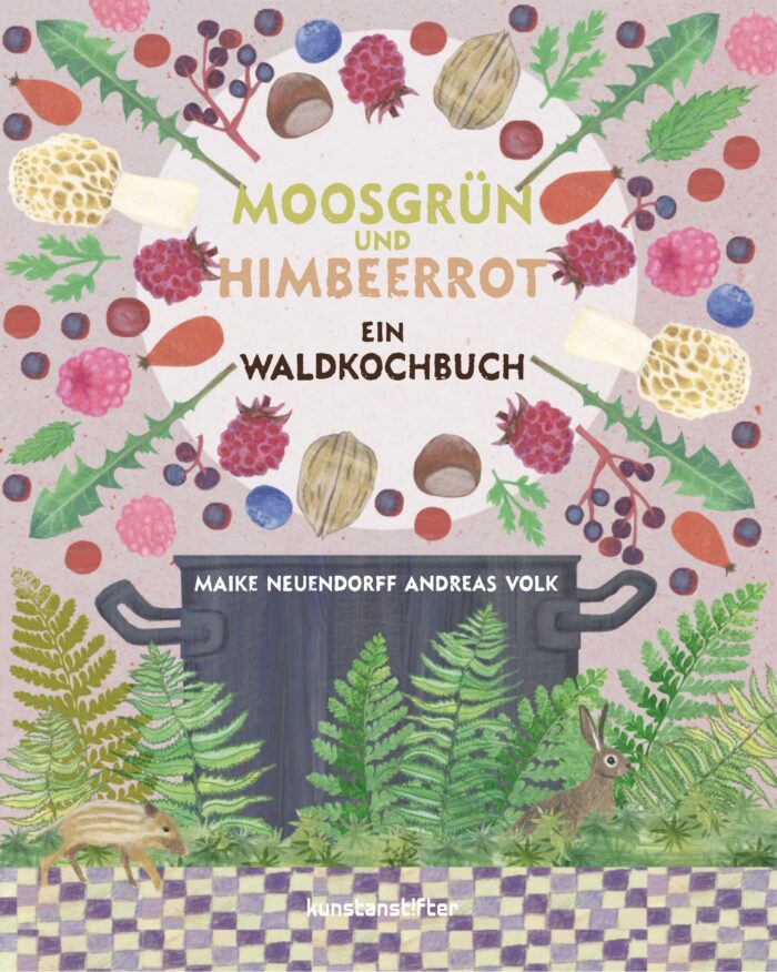 Book cover of: "Moss Green and Raspberry Red – A Forest Cookbook"